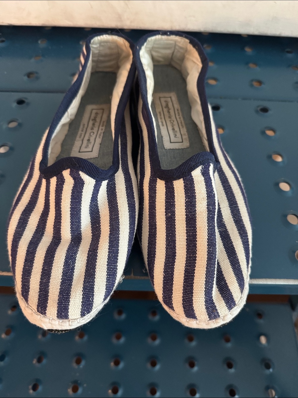 Drogheria Crivellini cotton striped flats